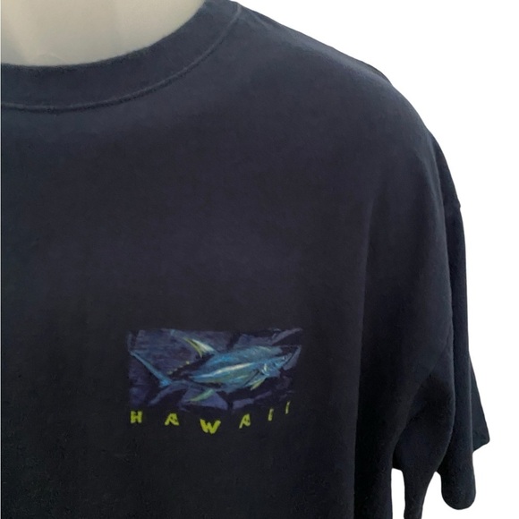 CRAZY SHIRTS Hawaii “Ahi Run” Fish Tee Shirt Men XL - Picture 3 of 9
